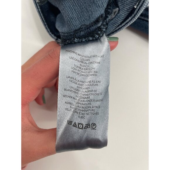 Pilcro & the Letterpress High-Rise Womens Bootcut Jeans Size 27 Dark Wash - Picture 10 of 10